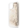 iPhone 11 Cover Glitter Hearts Guld