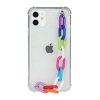 iPhone 11 Cover med Armbånd Färgglad Kedja