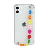 iPhone 11 Cover med Armbånd Färgglada Blommor