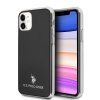 iPhone 11 Cover Small Logo Sort