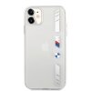 iPhone 11 Cover Stripes Sølv Transparent