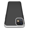 iPhone 11 Cover Tredelt Sort Sølv