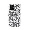iPhone 12 Mini Etui Leopardmønster Hvid
