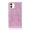 iPhone 12/iPhone 12 Pro Etui Glitter Stribe Roseguld