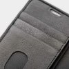 iPhone 12/iPhone 12 Pro Etui Leather Wallet Aftageligt Cover Sort