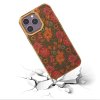 iPhone 12/iPhone 12 Pro Cover Blomstermønster Grøn