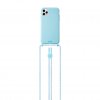 iPhone 12/iPhone 12 Pro Cover HUEX PASTELS Necklace Baby Blue