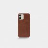 iPhone 12/iPhone 12 Pro Cover Leather Backcover Brun