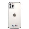 iPhone 12/iPhone 12 Pro Cover Metallic Sort Transparent