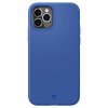 iPhone 12/iPhone 12 Pro Cover Silikoneei Linen Blue