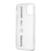 iPhone 12/iPhone 12 Pro Cover Stripes Sølv Transparent