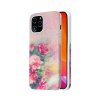 iPhone 12/iPhone 12 Pro Cover Mønster Lyserød Blommor