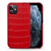 iPhone 12 Mini Cover Krokodillemønster Rød