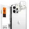 iPhone 12 Pro Max Kameralinsebeskytter Glas.tR Optik 2-pak Sølv
