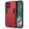 iPhone 12 Pro Max Cover Armor Stativfunksjon Rød