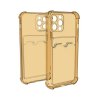 iPhone 12 Pro Cover Kortholder Stødabsorberende Gul