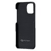 iPhone 12 Cover Active Strap Sort/Grå Twill
