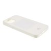 iPhone 12 Mini Cover Jelly Glitter Hvid