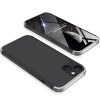 iPhone 13 Mini Cover Tredelt Sort Sølv