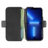 iPhone 13 Pro Etui Leather PhoneWallet Sort