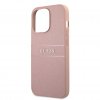 iPhone 13 Pro Max Cover Hot Stamp Metal Logo Lyserød