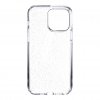 iPhone 13 Pro Max Cover Presidio Perfect-Clear with Glitter Platinum