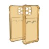 iPhone 13 Pro Max Cover Kortholder Stødabsorberende Gul