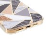 iPhone 13 Pro Cover Marmormønster Sort Hvid
