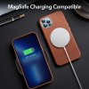 iPhone 13 Pro Cover Metro Leather MagSafe Brun
