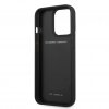 iPhone 13 Pro Cover Real Carbon Metal Logo Sort