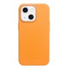 iPhone 13 Cover Ægte Læder MagSafe Orange