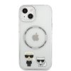 iPhone 13 Cover Karl & Choupette MagSafe Transparent
