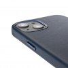 iPhone 13 Cover Leather Backcover Matte Navy