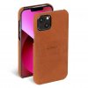 iPhone 13 Cover Leather Cover Cognac