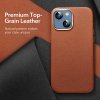 iPhone 13 Cover Metro Leather MagSafe Brun