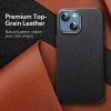 iPhone 13 Cover Metro Leather MagSafe Sort
