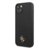 iPhone 13 Cover Silicone Metal Logo 4G Sort