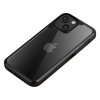 iPhone 13 Cover Transparent Bagside Sort