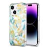 iPhone 13/iPhone 14 Cover Blomstermønster MagSafe Turkis