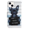 iPhone 14 Etui Motiv Don't Touch My Phone
