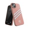 iPhone 14 Plus Cover 3 Stripes Snap Case Alligator Pink