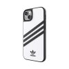 iPhone 14 Plus Cover 3 Stripes Snap Case Hvid Sort