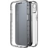 iPhone 14 Plus Cover 360° Real Glass Case Sort Klar