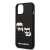 iPhone 14 Plus Cover 3D Rubber Karl & Choupette Sort