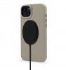 iPhone 14 Plus Cover Leather Embossed Backcover Clay