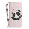 iPhone 14 Pro Fodral Motiv Panda Hjärtan
