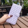 iPhone 14 Pro Etui Rombemønster Lilla