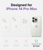 iPhone 14 Pro Max Cover Fusion Bumper Clear