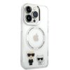 iPhone 14 Pro Max Cover Karl & Choupette MagSafe Transparent