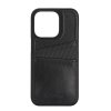 iPhone 14 Pro Max Cover Leather CardCover Sort
